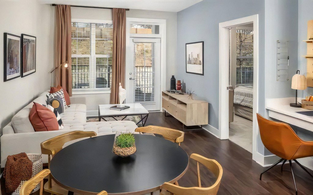 Broadstone Upper Westside Community Rooms Modern Open Plan Concept for Living and Dining Areas