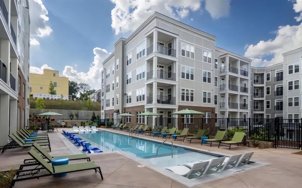 Broadstone Upper Westside Community Pool Resort Style Pool with Sundeck