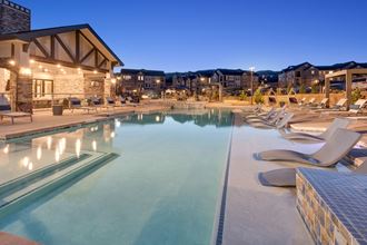 Pool at Sunset