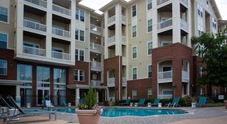 our apartments have a large pool in front of our building