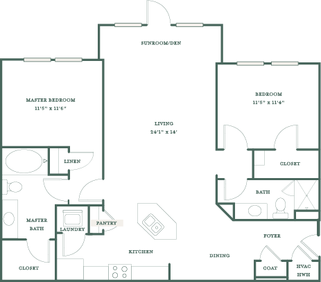Allister North Hills - Granville floor plan