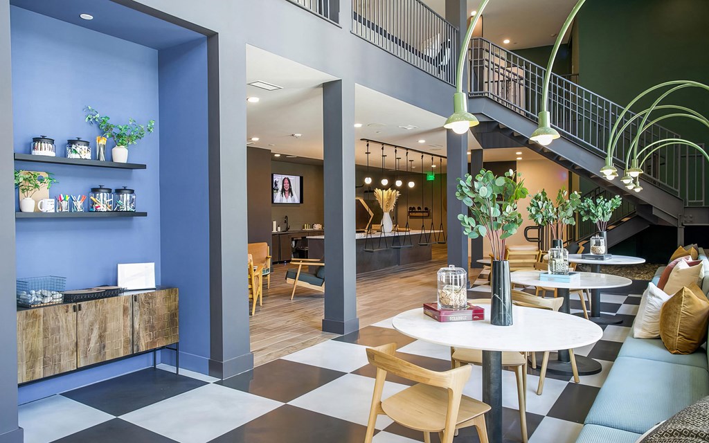 Inspiring and creative game room with fun lighting, rope swings, and more at Novel Cary