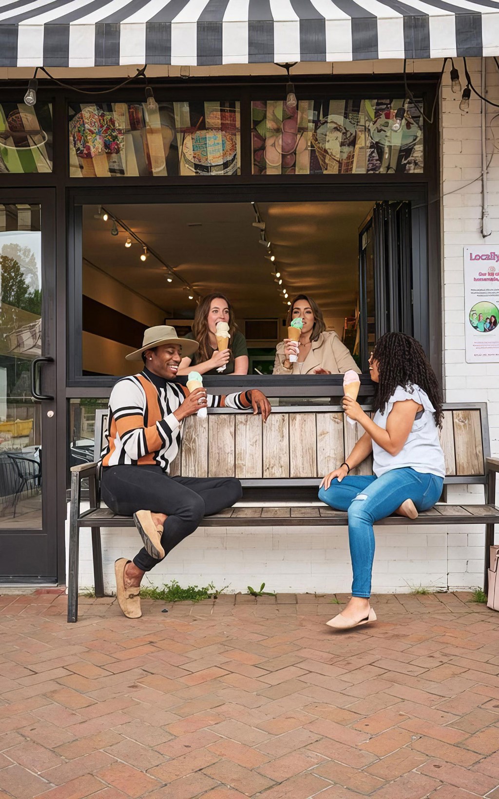 Have a sweet treat at a local ice cream shop near Novel Cary