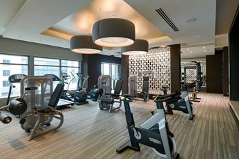 Club gym center at Tens on West, Atlanta, 30309