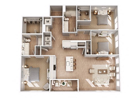 5860 McCrimmon Parkway 1-3 Beds Apartment for Rent - Photo Gallery 69