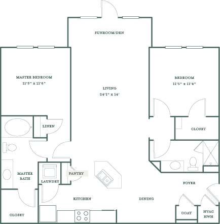Allister North Hills - Pamlico floor plan