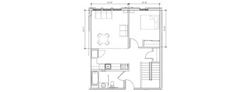 a floor plan of a small house