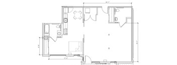 a floor plan of a small house
