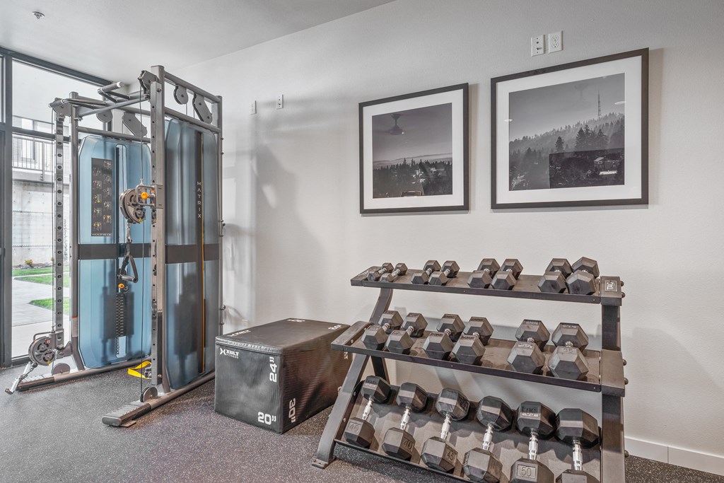 the collection 527 fitness center with cardio equipment