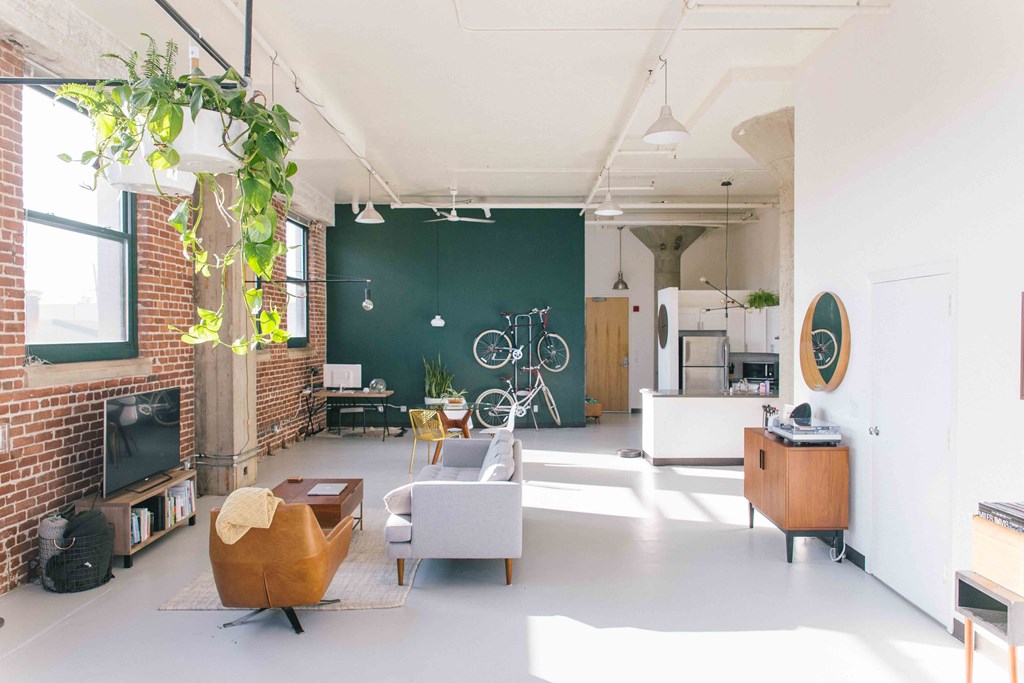 Staged unit interior