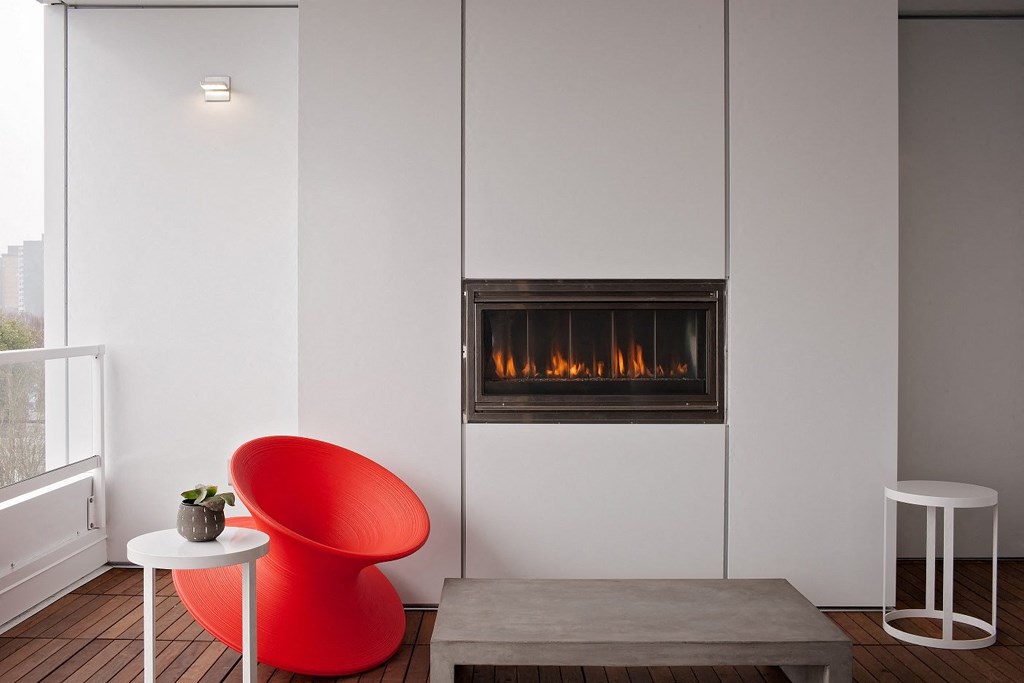 community room fireplace