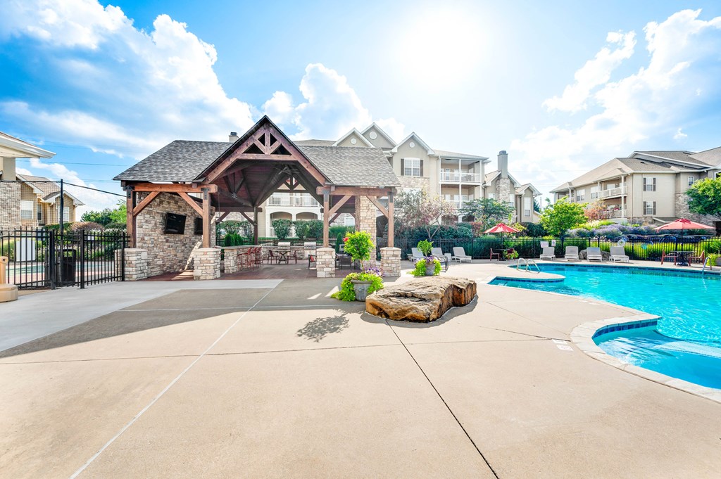 take a dip in the pool at villas at houston levee west apartments in cord