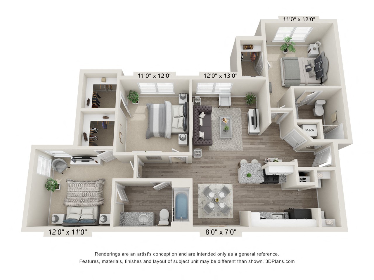 1360 Park Ashwood Dr 2-3 Beds Apartment for Rent - Photo Gallery 43