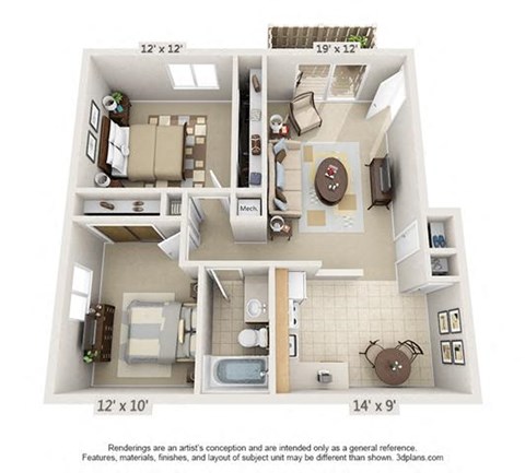 2037 Chablis Drive 1-2 Beds Apartment, Townhouse for Rent - Photo Gallery 22