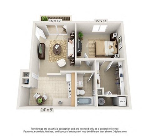 2037 Chablis Drive 1-2 Beds Apartment, Townhouse for Rent - Photo Gallery 20