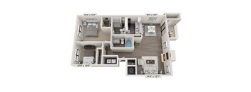 Riviera floorplan - renovated