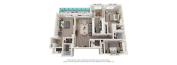 a floor plan of the villas at houston levee west apartments in cordova,