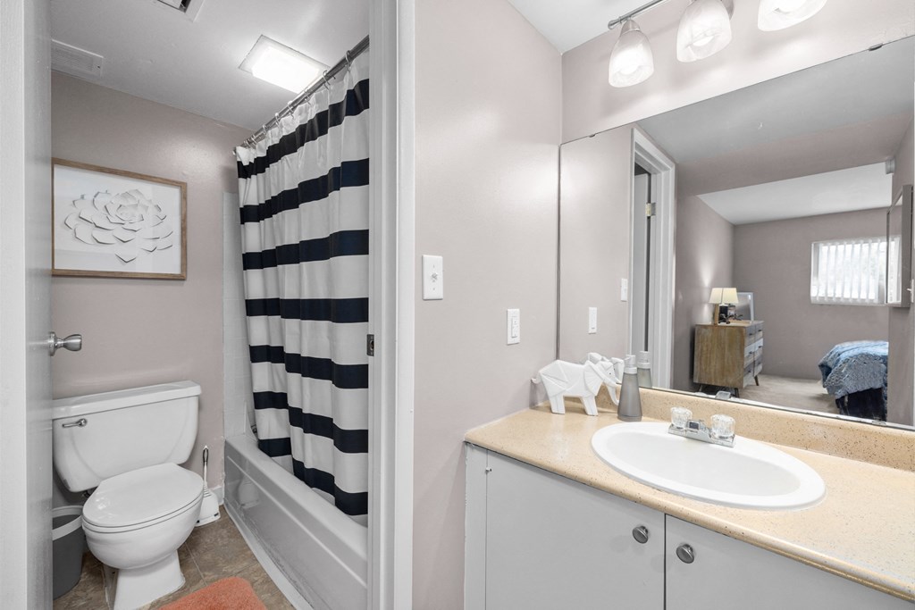 a bathroom with a toilet and a sink