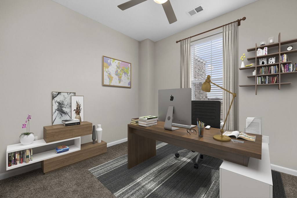 Citrine 2 bedroom office room