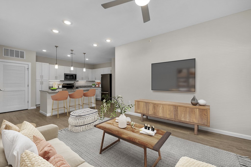 Citrine 1 bedroom living room