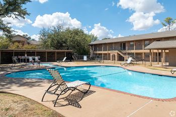 our apartments have a resort style swimming pool