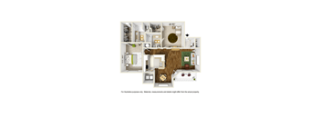 Juniper Floorplan at The Grand on Memorial, Texas