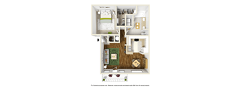 Pine Floorplan at The Grand on Memorial, Houston