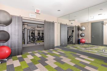 the gym at the flats east bank