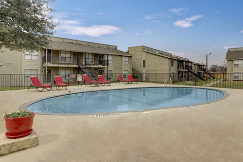 our apartments offer a swimming pool in front of our buildings