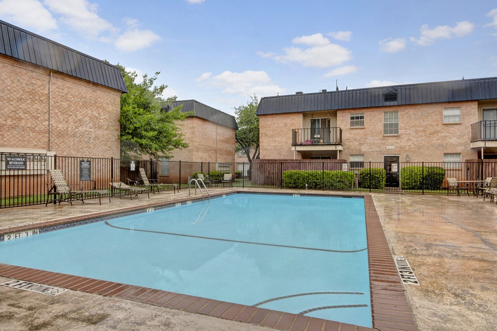 our apartments have a resort style swimming pool