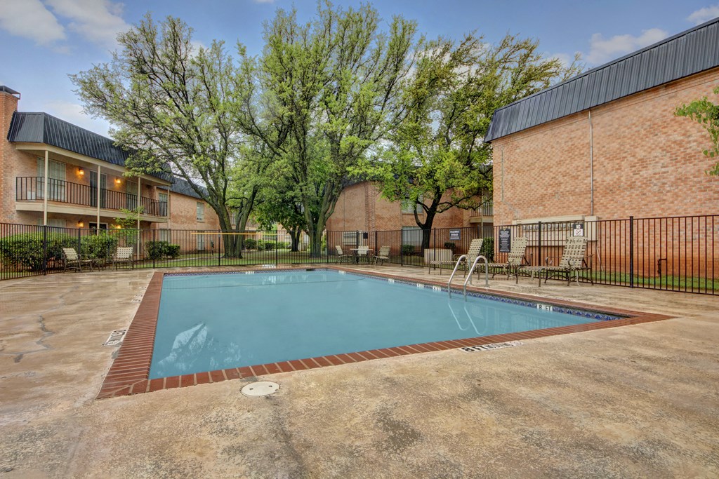 our apartments offer a swimming pool     and a patio