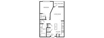 1 bedroom 1 bathroom apartment