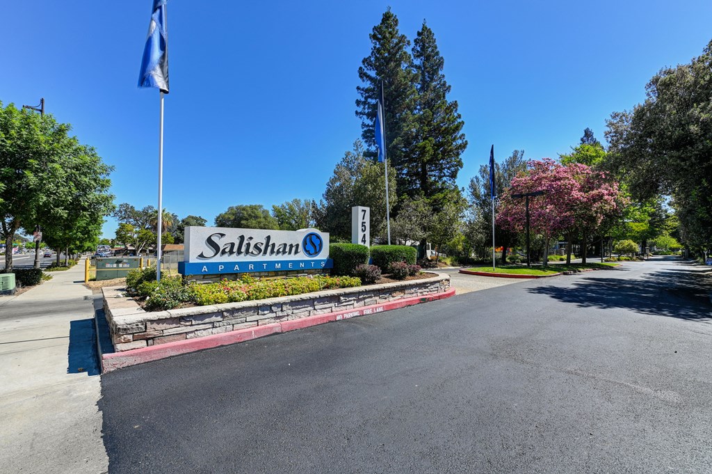 Salishan Monument sign