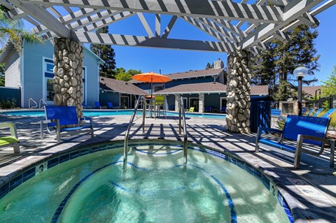 Salishan Spa Deck