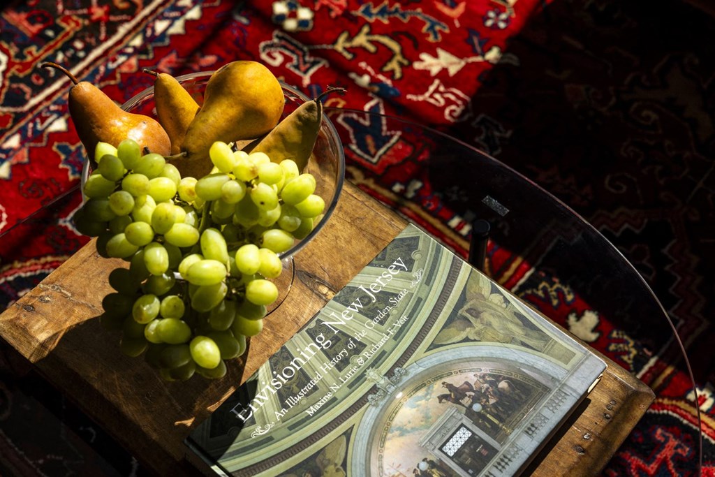 a bunch of grapes sitting on a table
