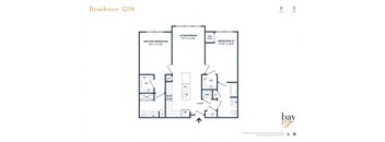 the residence 2 bedroom floor plan apartments for rent