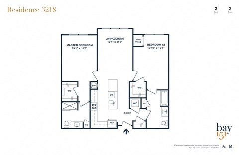 the residence 2 bedroom floor plan apartments for rent