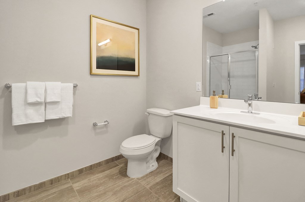 a bathroom with a toilet and a sink and a mirror