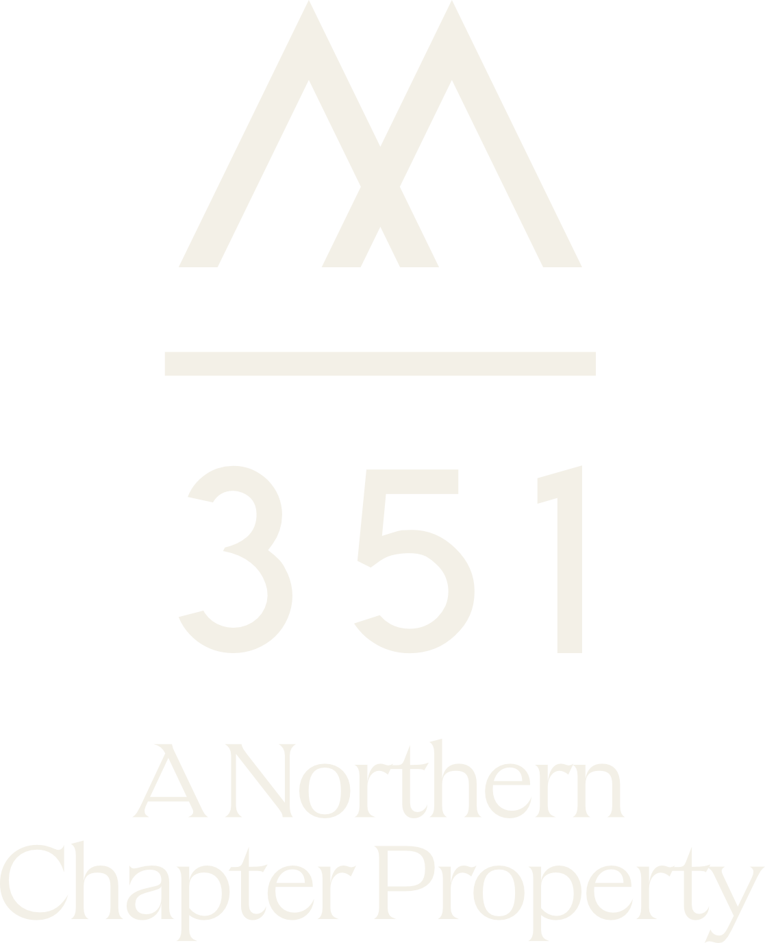 A green sign with a white triangle and the number 351.