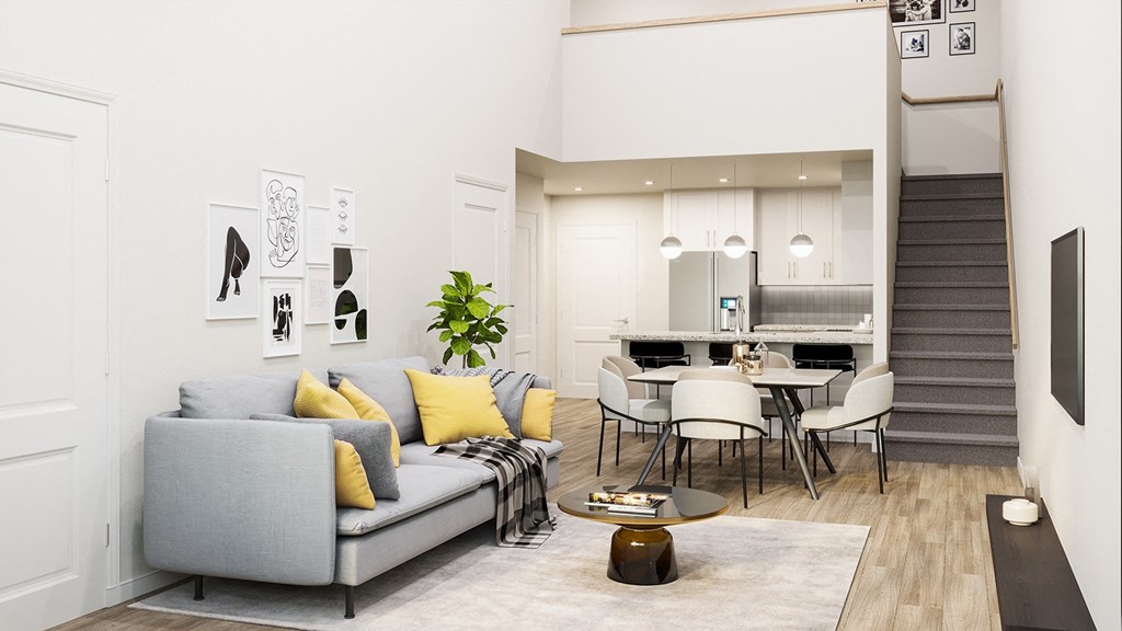 Lehigh Hills - Living and Kitchen