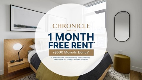825 Nicola Street Studio-3 Beds Apartment for Rent