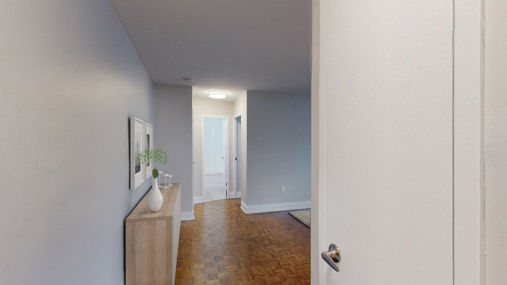 Entrance-way with side table