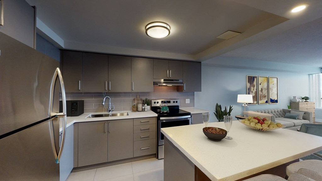 Kitchen with amenities