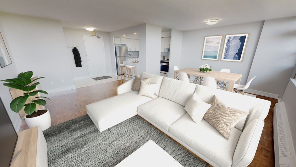 Bright and spacious living area. Thumbnail click to zoom