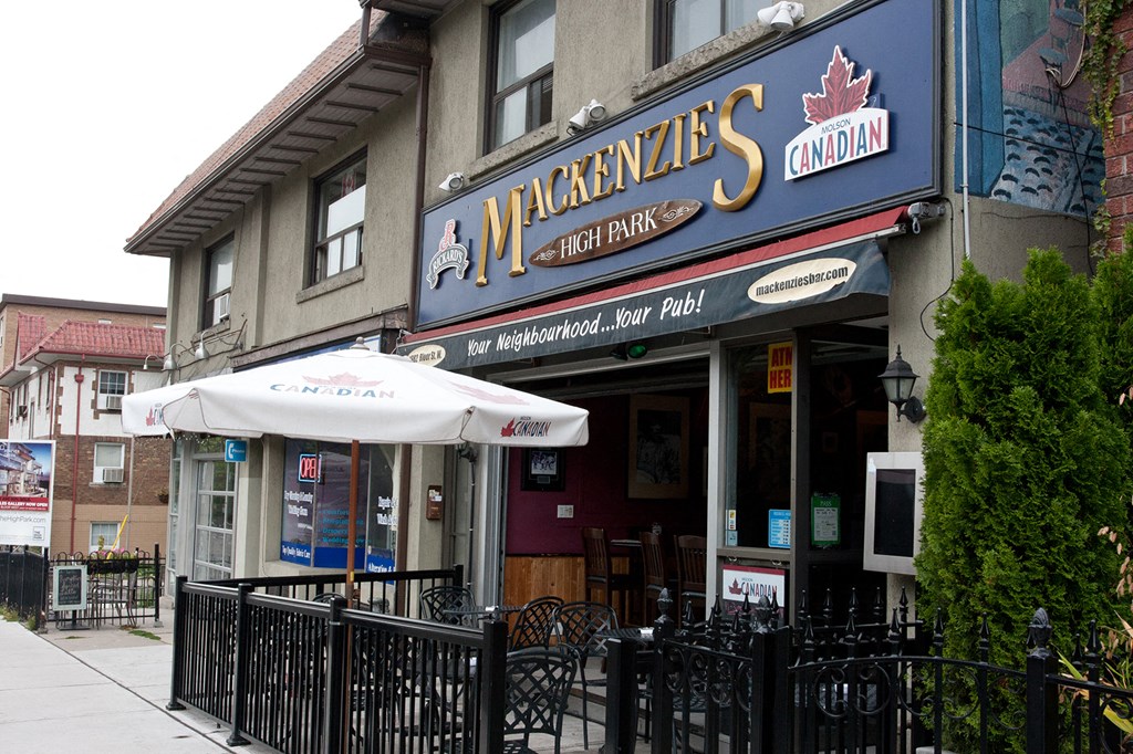 Restaurant on Bloor Street Village. Thumbnail click to zoom.