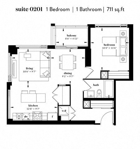 50 High Park Avenue - 55 Quebec Avenue Studio-2 Beds Apartment for Rent - Photo Gallery 7