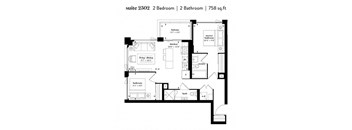 2 Bedroom 2 Bathroom