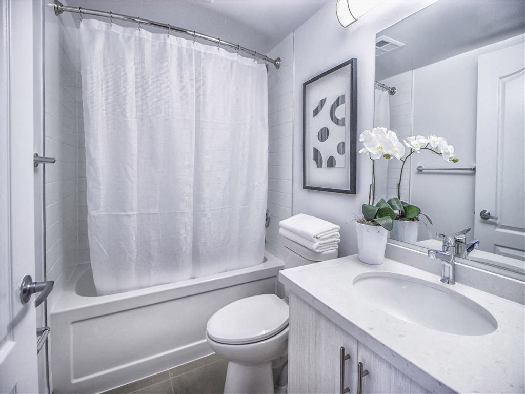 Renovated bathroom.  Thumbnail click to zoom.