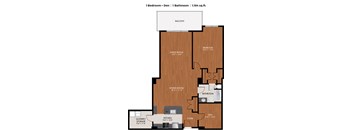 1 Bedroom 1 Bath