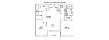 1 Bedroom plus Den
